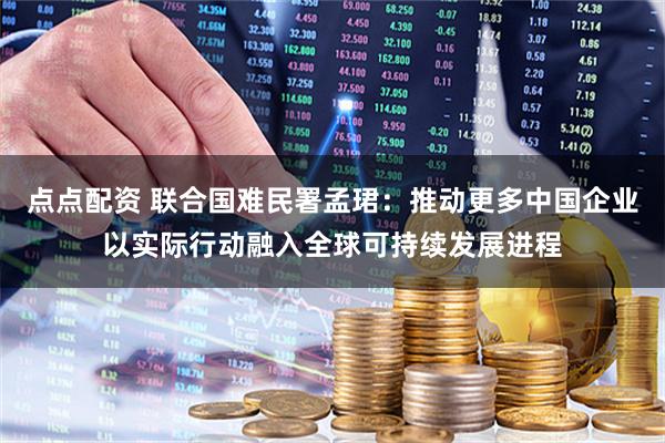 点点配资 联合国难民署孟珺：推动更多中国企业以实际行动融入全球可持续发展进程