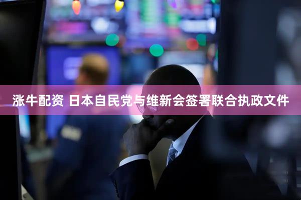 涨牛配资 日本自民党与维新会签署联合执政文件