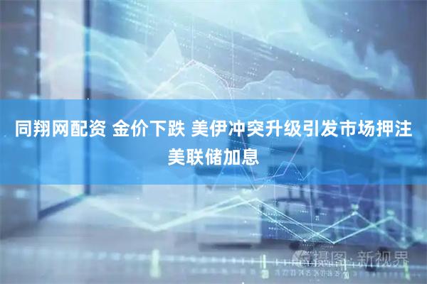 同翔网配资 金价下跌 美伊冲突升级引发市场押注美联储加息